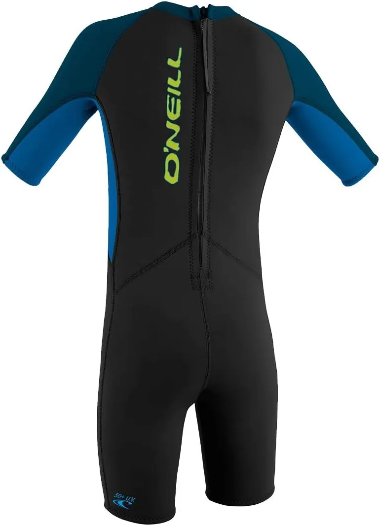 O'Neill Toddler Reactor-2 2mm Back Zip Short Sleeve Spring Wetsuit