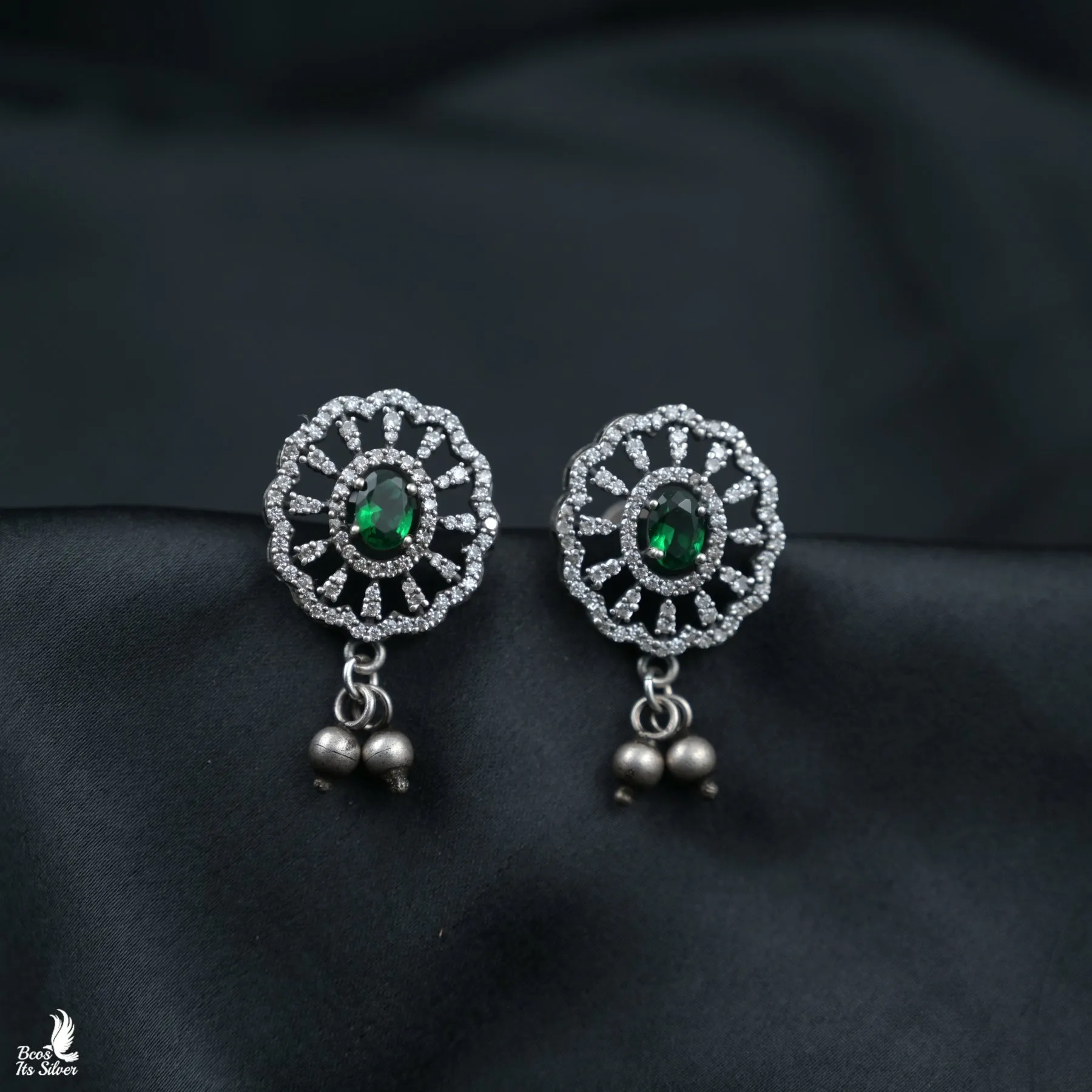 Oxidized earring  -4463