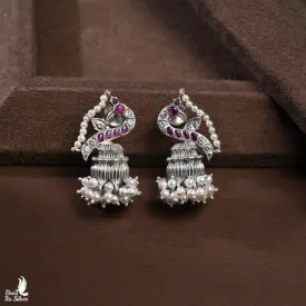 Oxidized Jhumka - 4455