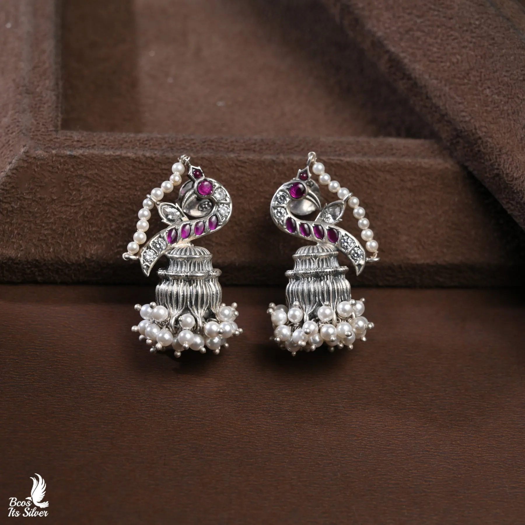 Oxidized Jhumka - 4455