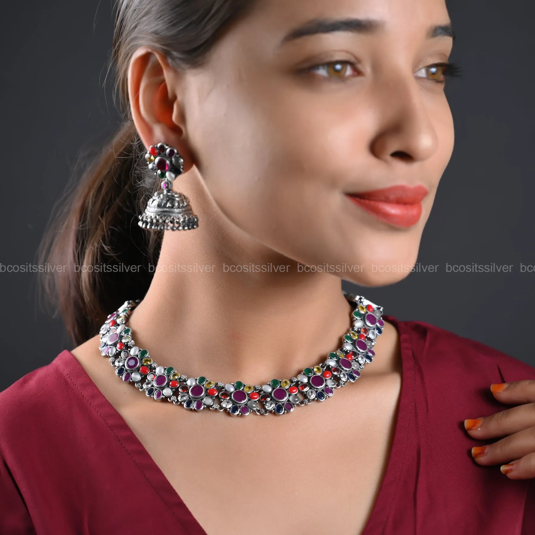 Oxidized Neckpiece - 1188