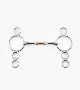 PE Three Ring Dutch Gag with Copper Lozenge