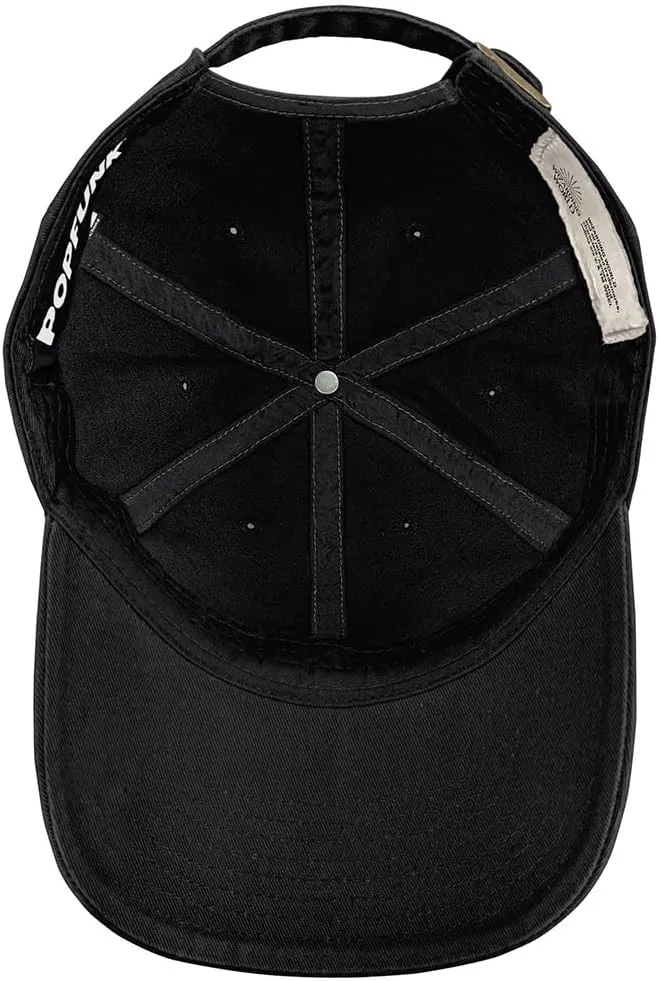 Popfunk Official Pop Mega Logo Collection 2 Dad Hat - The U18 Adjustable Relaxed-Fit Cap - Unisex for Men and Women