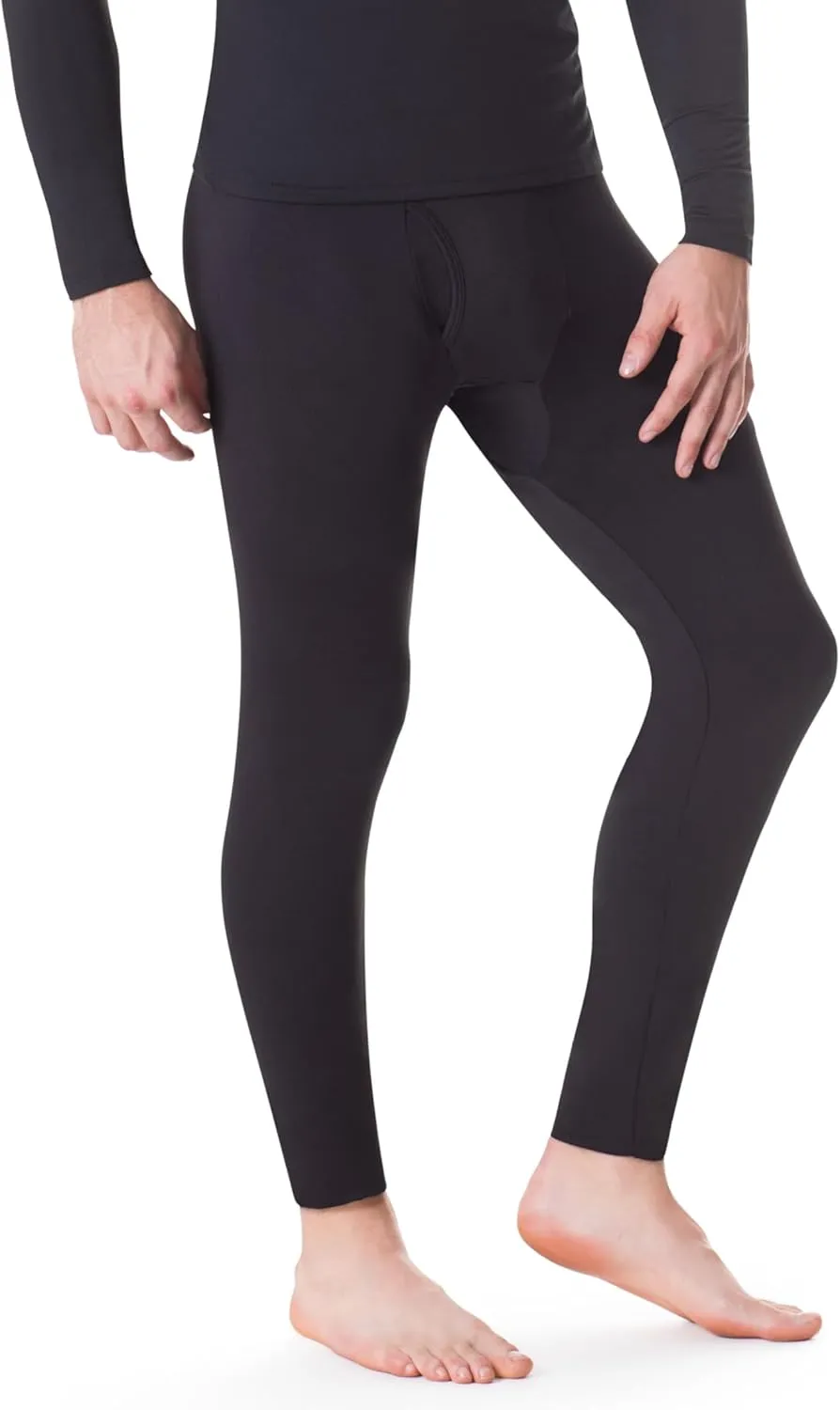 Rocky Thermal Underwear for Men Pants, Long Johns Fleece Lined Base Layer Bottoms, Insulated Leggings for Extreme Cold/Skiing