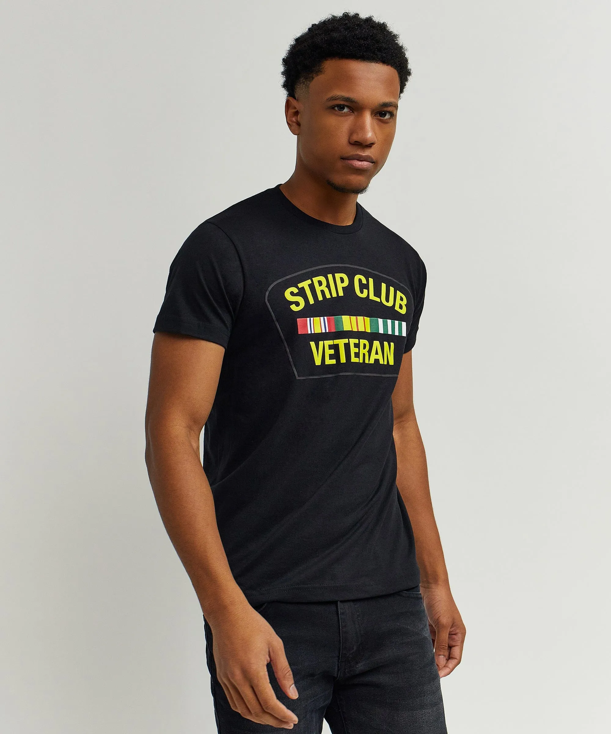 Strip Club Veteran Short Sleeve Tee - Black