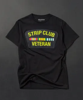 Strip Club Veteran Short Sleeve Tee - Black