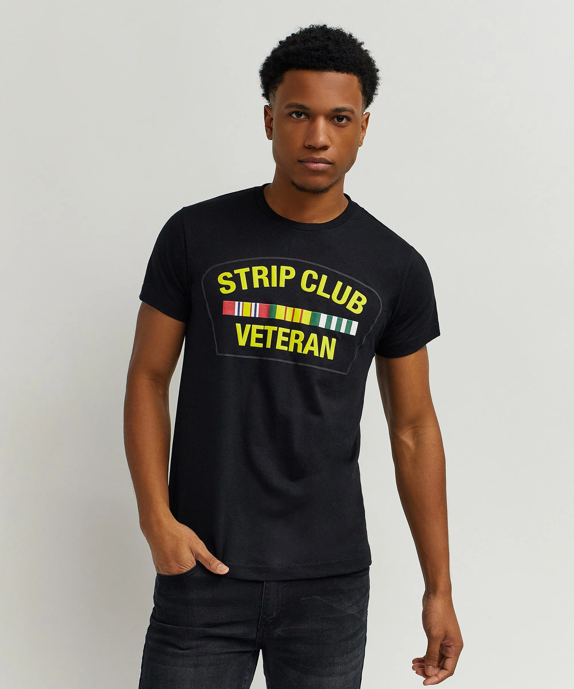 Strip Club Veteran Short Sleeve Tee - Black