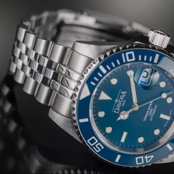 Ternos Ceramic Automatic 200m Blue Diving Watch 16155504 OUTLET