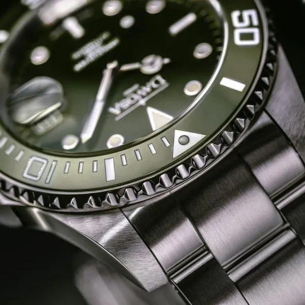 Ternos Ceramic Automatic 200m Green Diving Watch 16155507