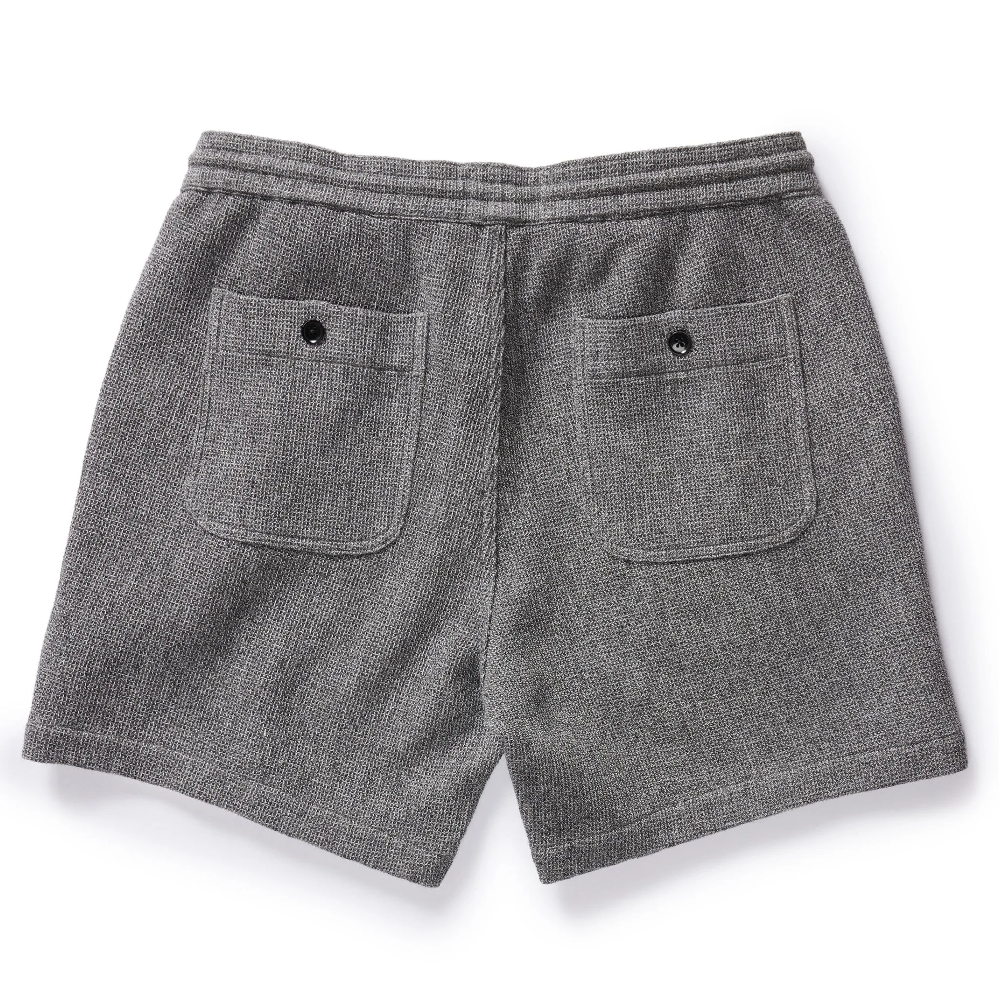 The Apres Short in Charcoal Waffle