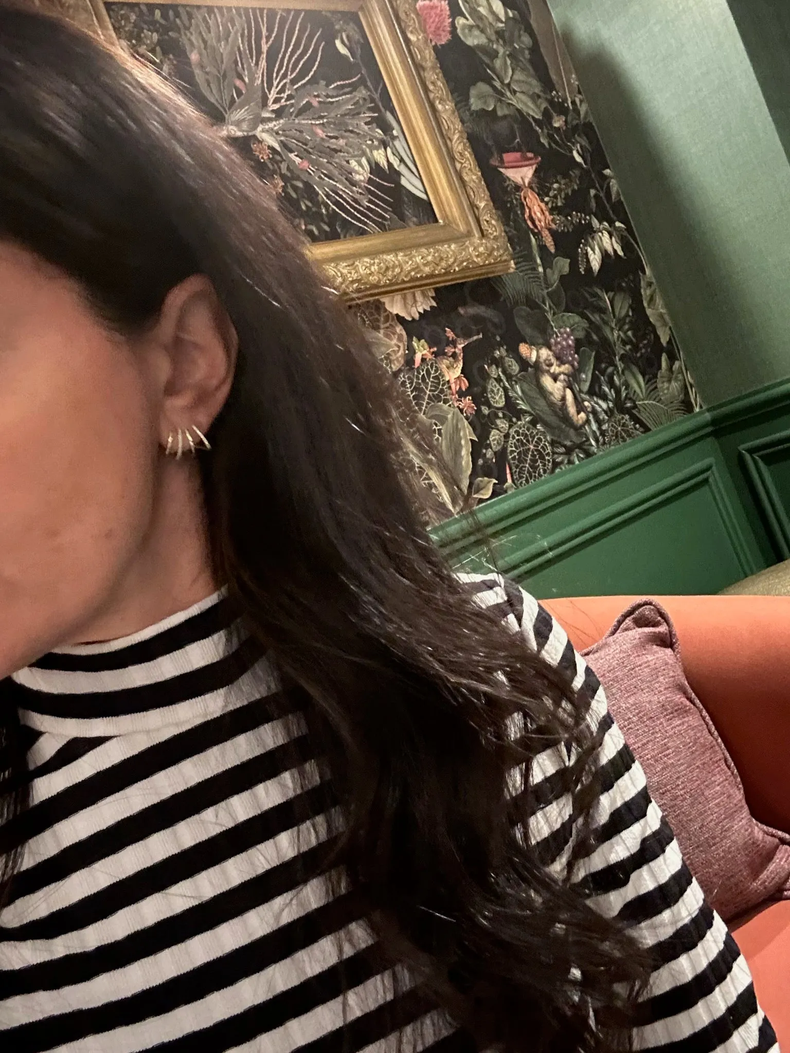 The Riley-  Diamond Caged Lobe Earrings
