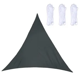 Triangle Outdoor Garden Sunshade Sail Waterproof Anti-UV Canopy, Size: 4.5m x 4.5m x 4.5m(Black)