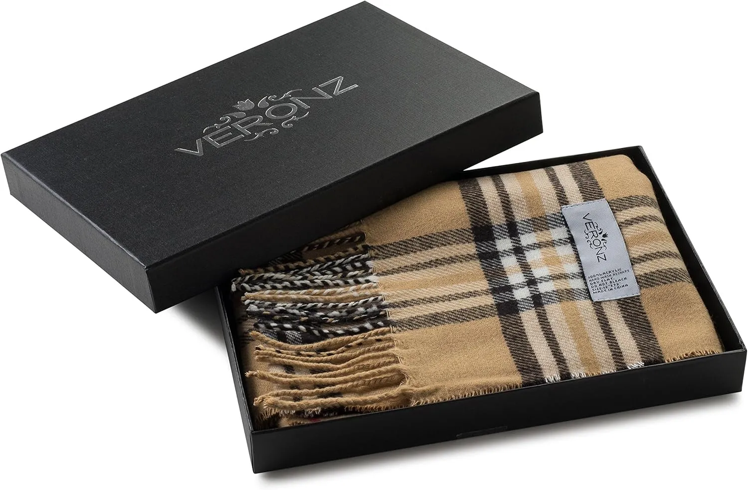 VERONZ Super Soft Luxurious Classic Cashmere Feel Winter Scarf With Gift Box