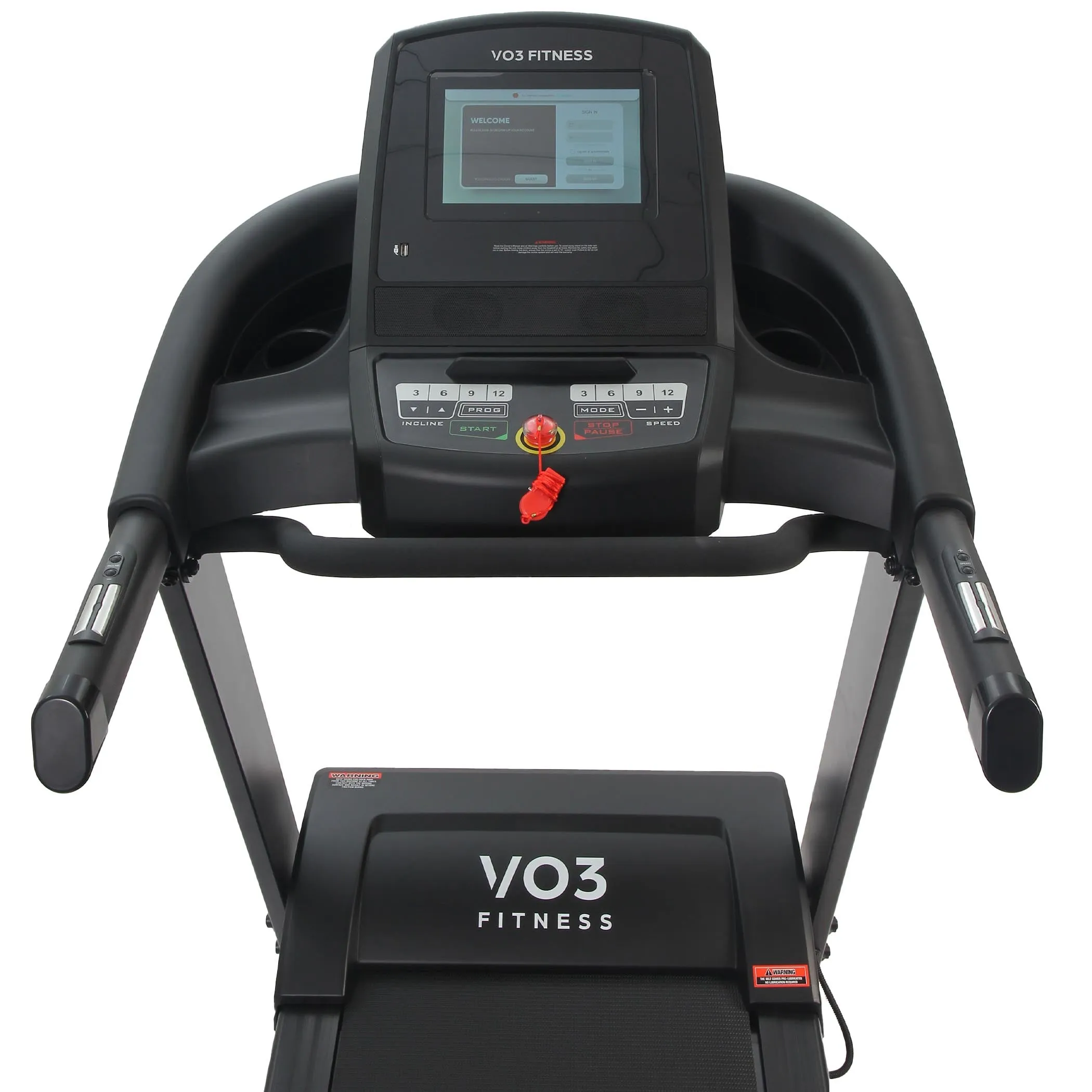 VO3 Fitness - T70e Folding Treadmill - FREE SPIN BIKE!