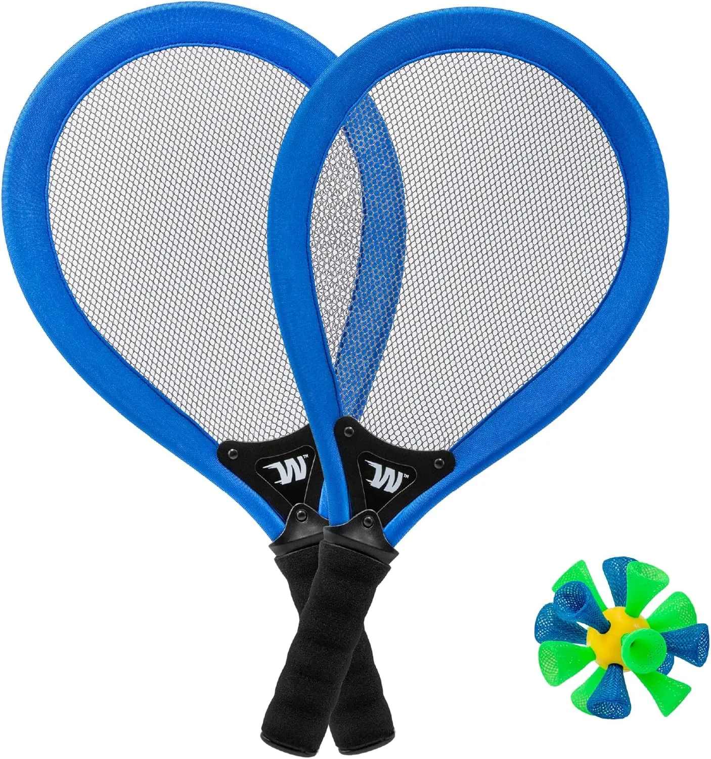 Whackminton Outdoor Game Set - No Net Required! - Fun Racket Game for All Ages - Perfect Outdoor Sport for Park, Backyard, Lawn, Beach, Camping