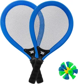 Whackminton Outdoor Game Set - No Net Required! - Fun Racket Game for All Ages - Perfect Outdoor Sport for Park, Backyard, Lawn, Beach, Camping